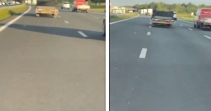 Duitser probeert snelheidsrecord met aanhangwagen te breken op Nederlandse A1